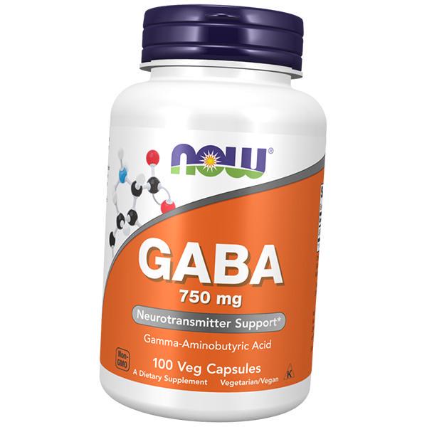 Кислота гамма-аминомасляная ГАМК Gaba 750 100 вег. капс. (72128048)