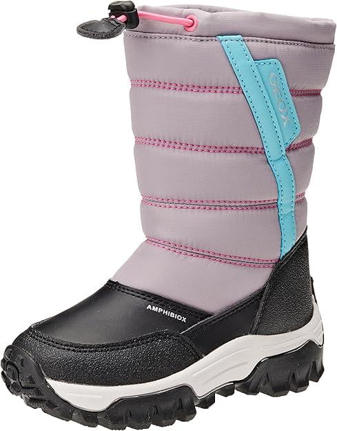 Сапоги зимние Geox Himalaya из Amphibiox р. 36 Grey/Pink (27835617)