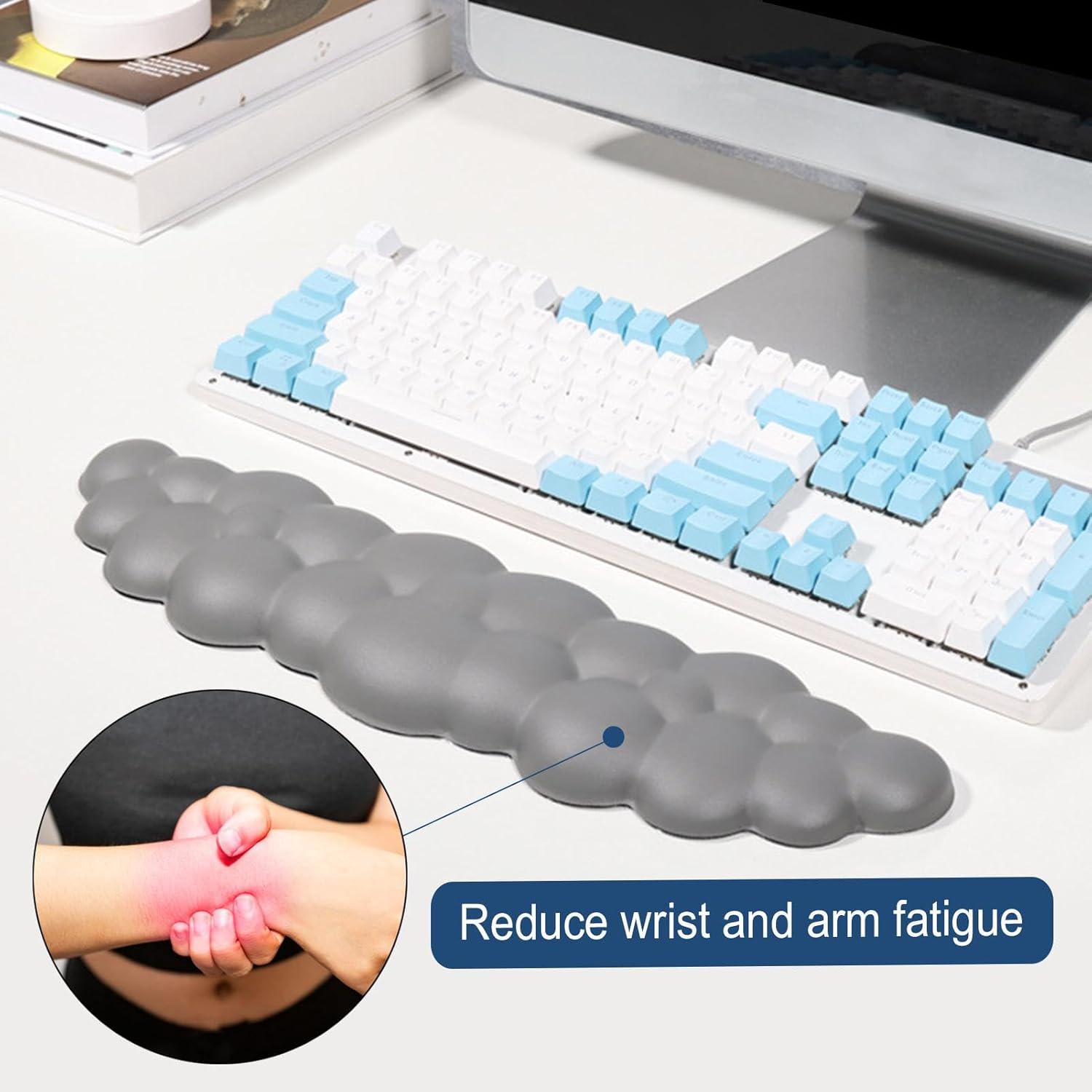 Подставка под запястье для клавиатуры Bubbles Grey - фото 5 Подставка под запястье для клавиатуры Bubbles Grey - фото 5