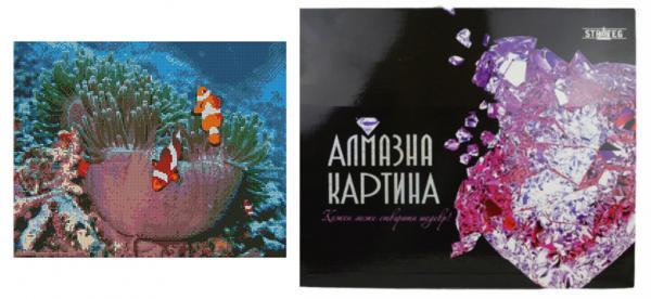 Алмазная картина Strateg Океанические рыбки 40х50 см (FA10543-mt)