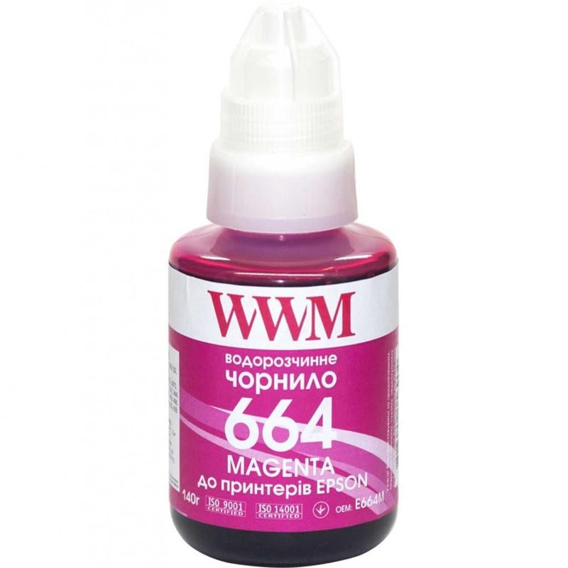 Чорнила WWM Epson L110/L210/L300 140 мл Magenta (E664M)