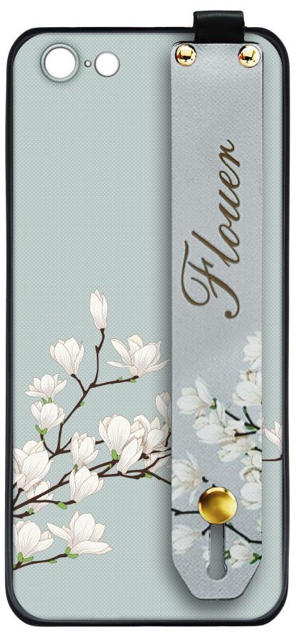 Чехол SHLab iPhone 6 Plus / 6S Plus Flower White (с подставкой) (27087)