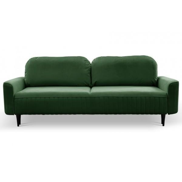 Диван раскладной Perfect Home Vena из натурального дерева/ДСП/ткани Velluto 10 Зеленый (49724) - фото 3