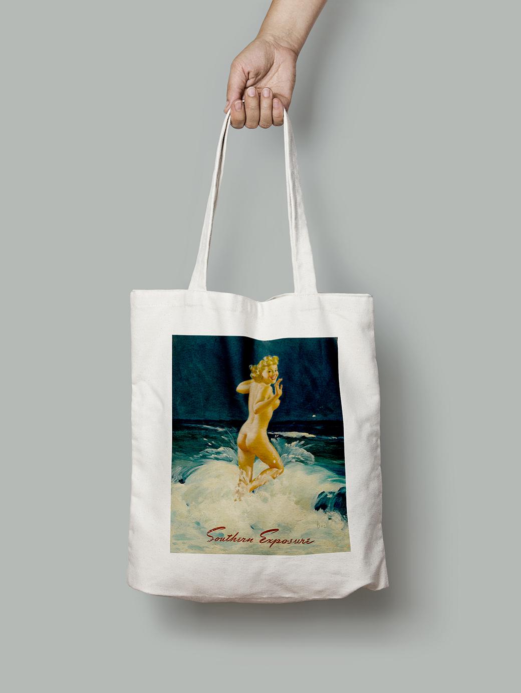 Эко-сумка Купание голышом шопер (pin_up0004015_Bag) Эко-сумка Купание голышом шопер (pin_up0004015_Bag)