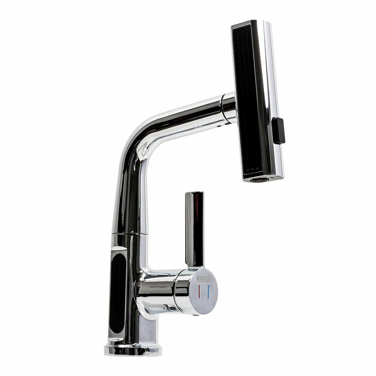Смеситель для умывальника Platinum A240 с индикатором Хром (PLTM-SP000041420)