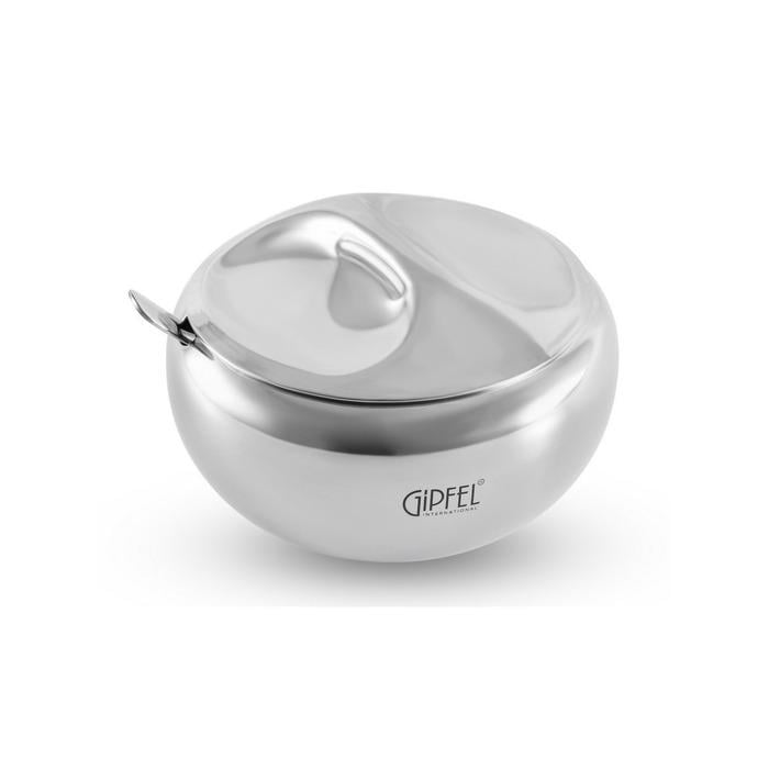 Сахарница с крышкой и ложкой GIPFEL 7121 BONJOUR 520 мл (2644814)