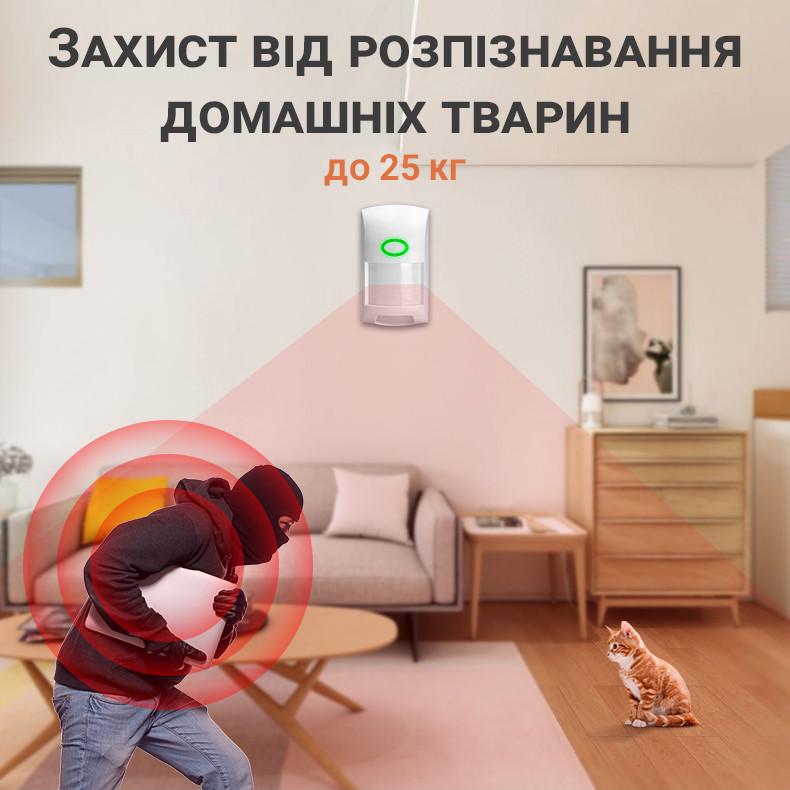 Інфрачервоний WiFi датчик руху USMART MS-03w з захистом від тварин та підтримкою Tuya для Android & iOS - фото 5