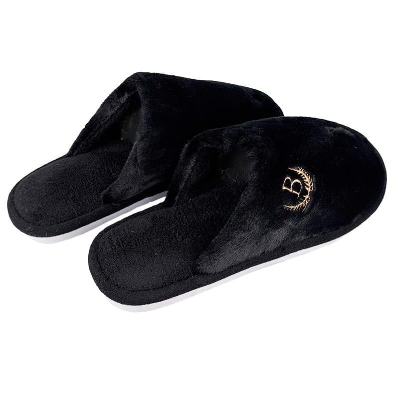 Тапочки домашні чоловічі хутряні 10272-1 p. 41 26,5 см Чорний - фото 4 Тапочки домашні чоловічі хутряні 10272-1 p. 41 26,5 см Чорний - фото 4