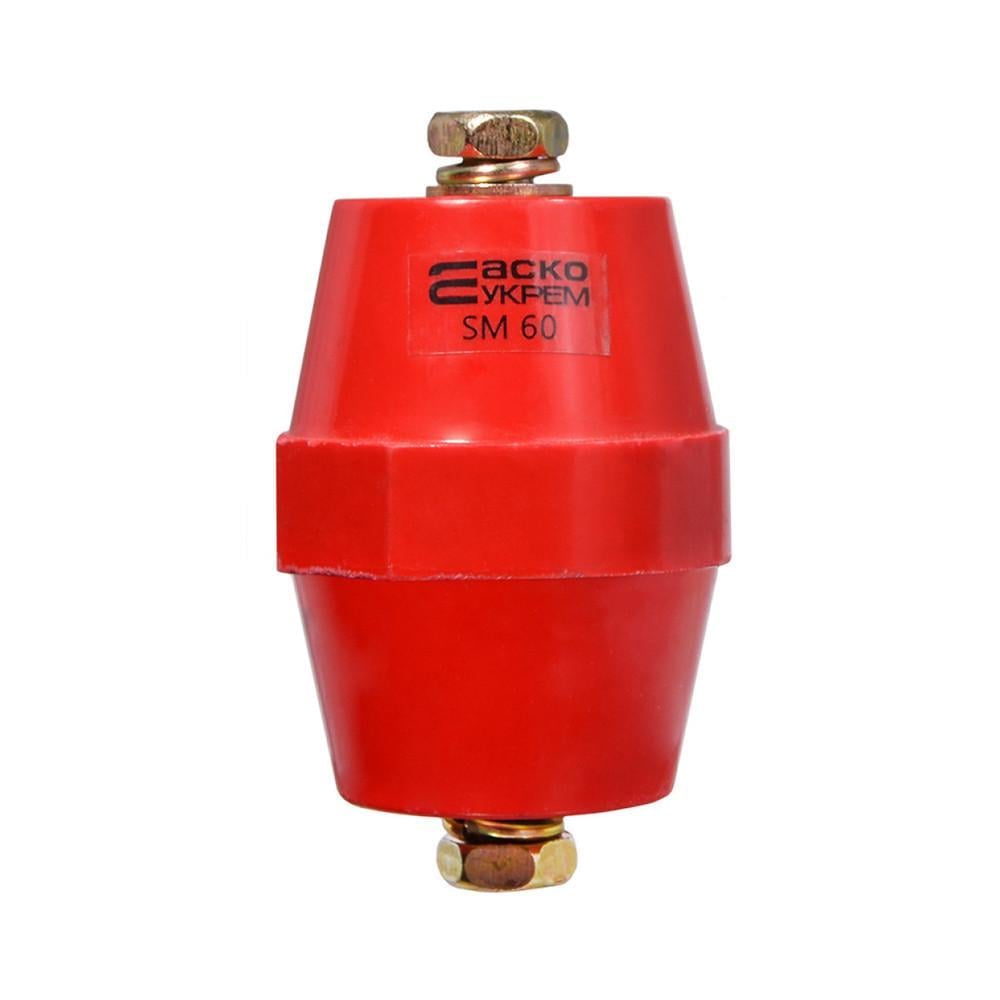 Ізолятор-тримач силової шини АСКО-Укрем SM60 20 кВ 60 мм М10 з болтом (A0150100008)