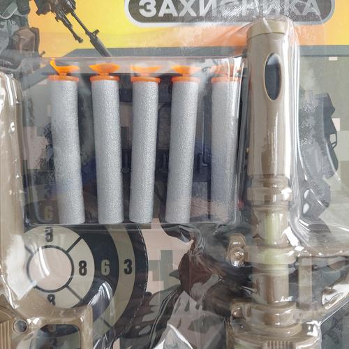 Игрушечный набор TK Group с автоматом/пистолет/мягкие патроны с присоской/подставка для мишени (TK-70648) - фото 3 Игрушечный набор TK Group с автоматом/пистолет/мягкие патроны с присоской/подставка для мишени (TK-70648) - фото 3