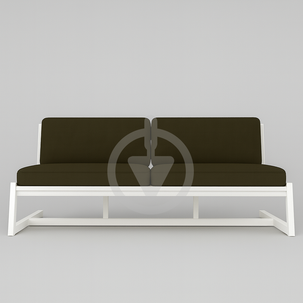 Диван металевий AVVS tech Атлас вуличний лофт рогожка 156 см Коричневий/Білий (30222948) - фото 2 Диван металевий AVVS tech Атлас вуличний лофт рогожка 156 см Коричневий/Білий (30222948) - фото 2