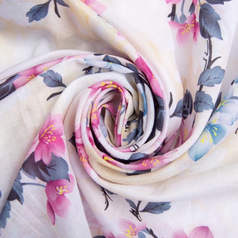 Ткань Батист Жасмин 77 гр/м2 145 см Розово-серый (26361)