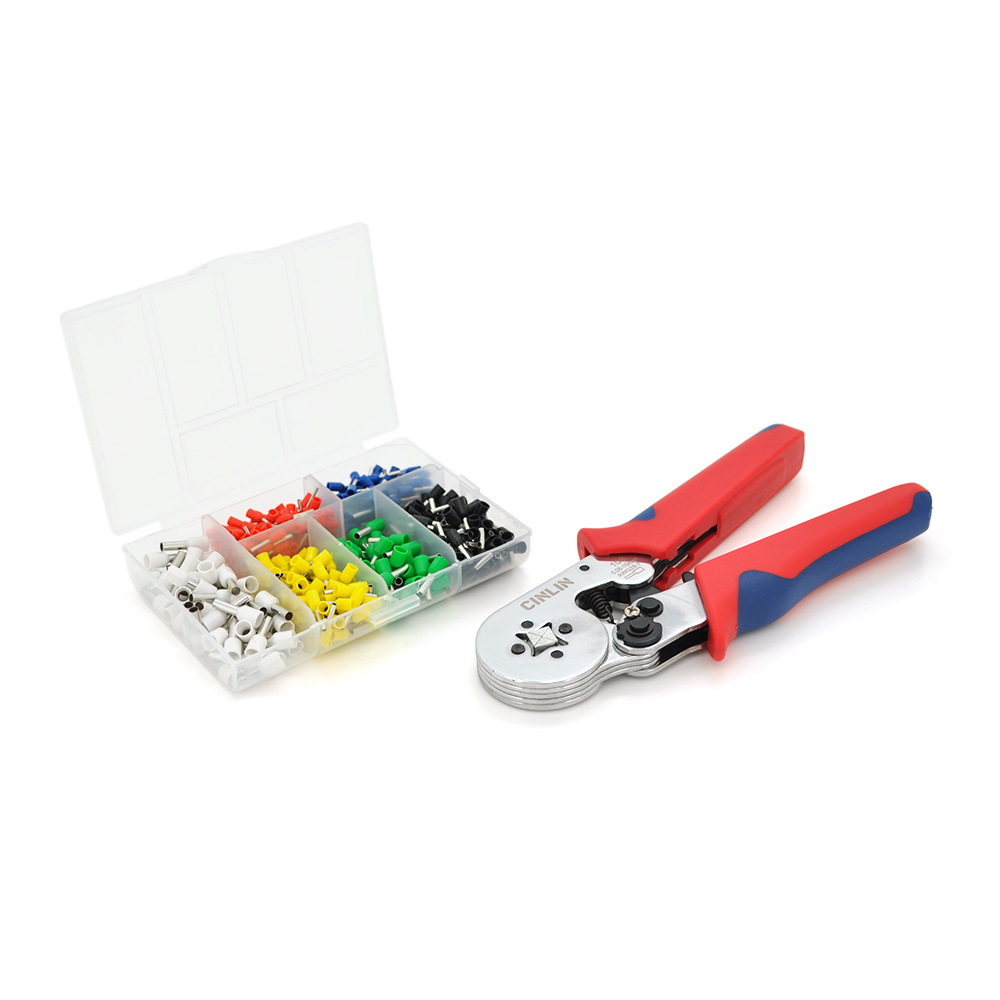 Кримпер Сinlinele HCS8 6 4 для кабельных наконечников с набором Красно-синий (YUT_V10494)
