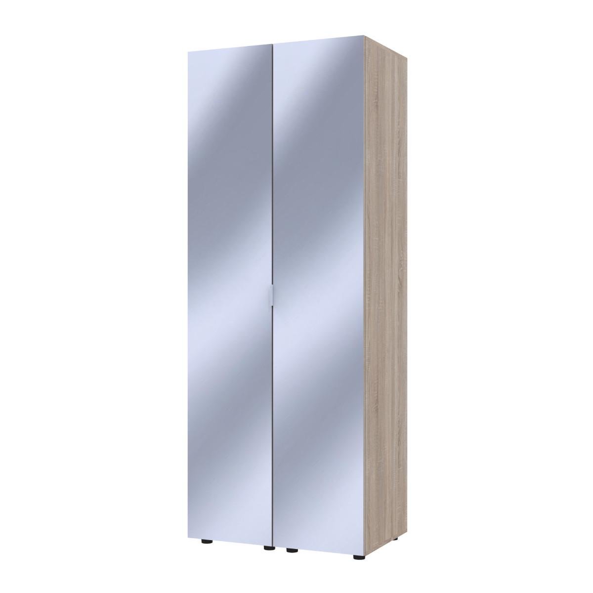 Комплект пеналов для одежды Doros Гелар 2 зеркала 2 шт. 78х49,5х203,4 см Дуб Сонома (DRS-011127)