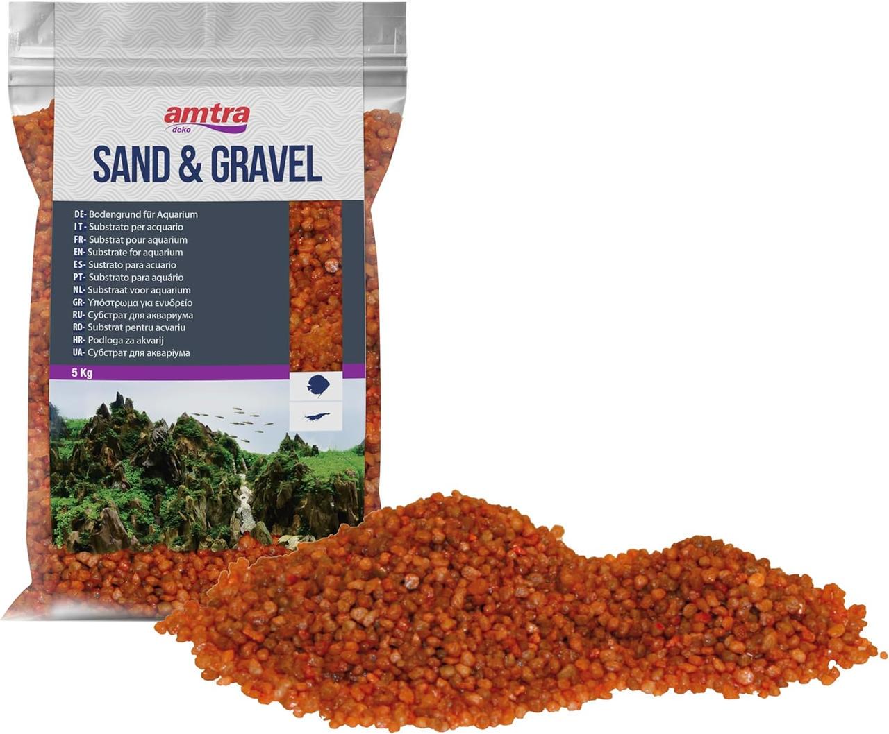Грунт для аквариума Amtra Quartz Wave Ceramic Amber 2-3 мм 5 кг (1353794685)