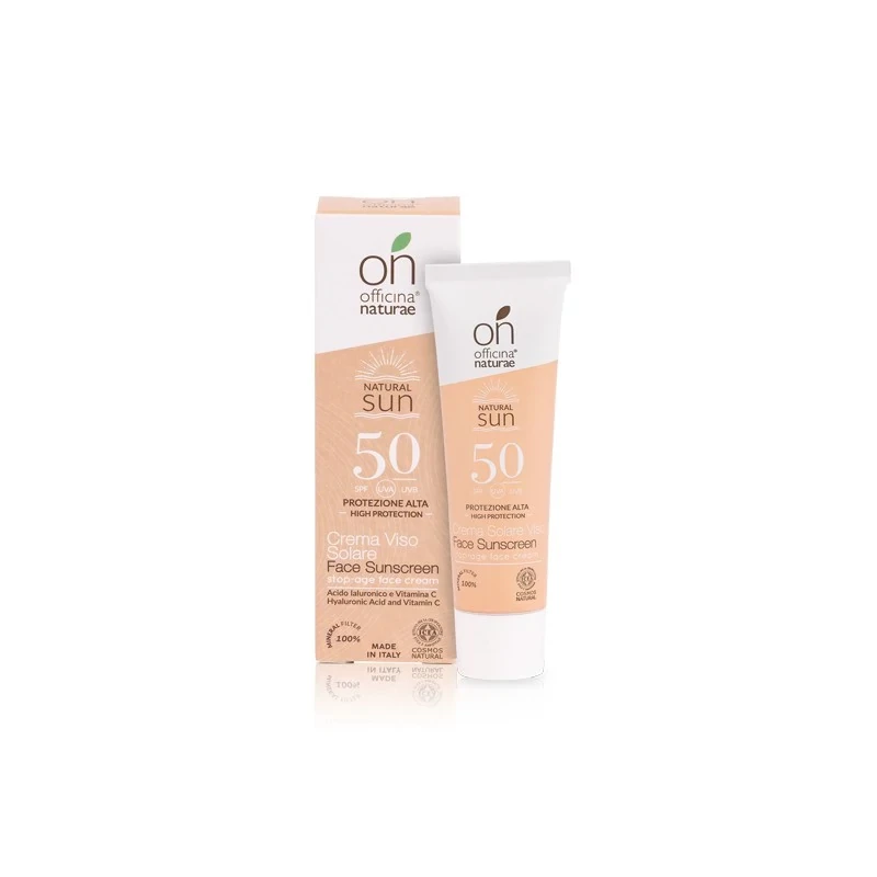 Крем сонцезахисний органічний антивіковий SPF 50 для обличчя Officina Naturae 30 мл (2196118902)