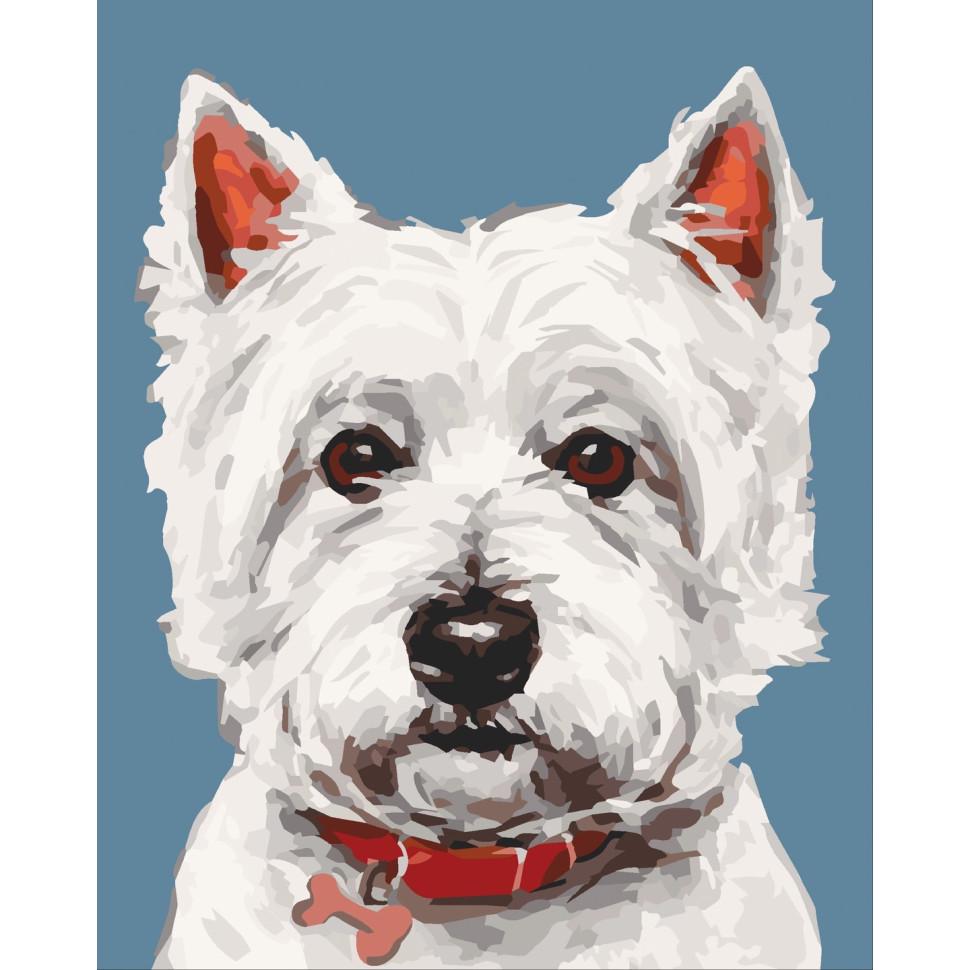 Картина по номерам ART CRAFT Уайт терьер 40x50 см без коробки (ACR-11652-AC)