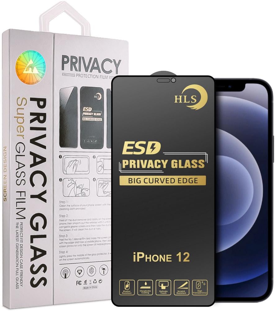 Защитное стекло Privacy iPhone 12 (с фильтром конфиденциальности) (35003)