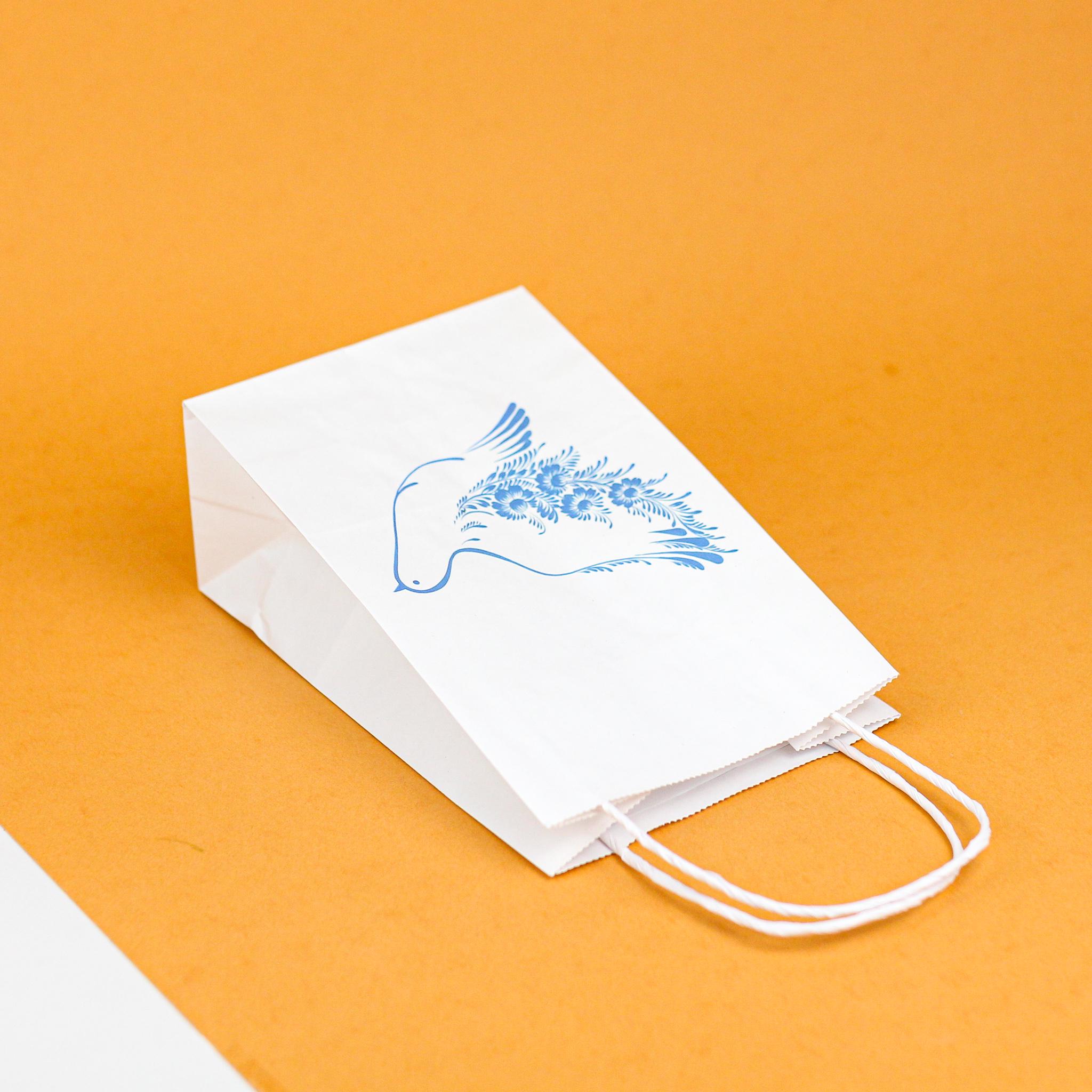 Пакет із романтичним малюнком та символікою миру 260х150х350 мм 20 шт. - фото 2 Пакет із романтичним малюнком та символікою миру 260х150х350 мм 20 шт. - фото 2