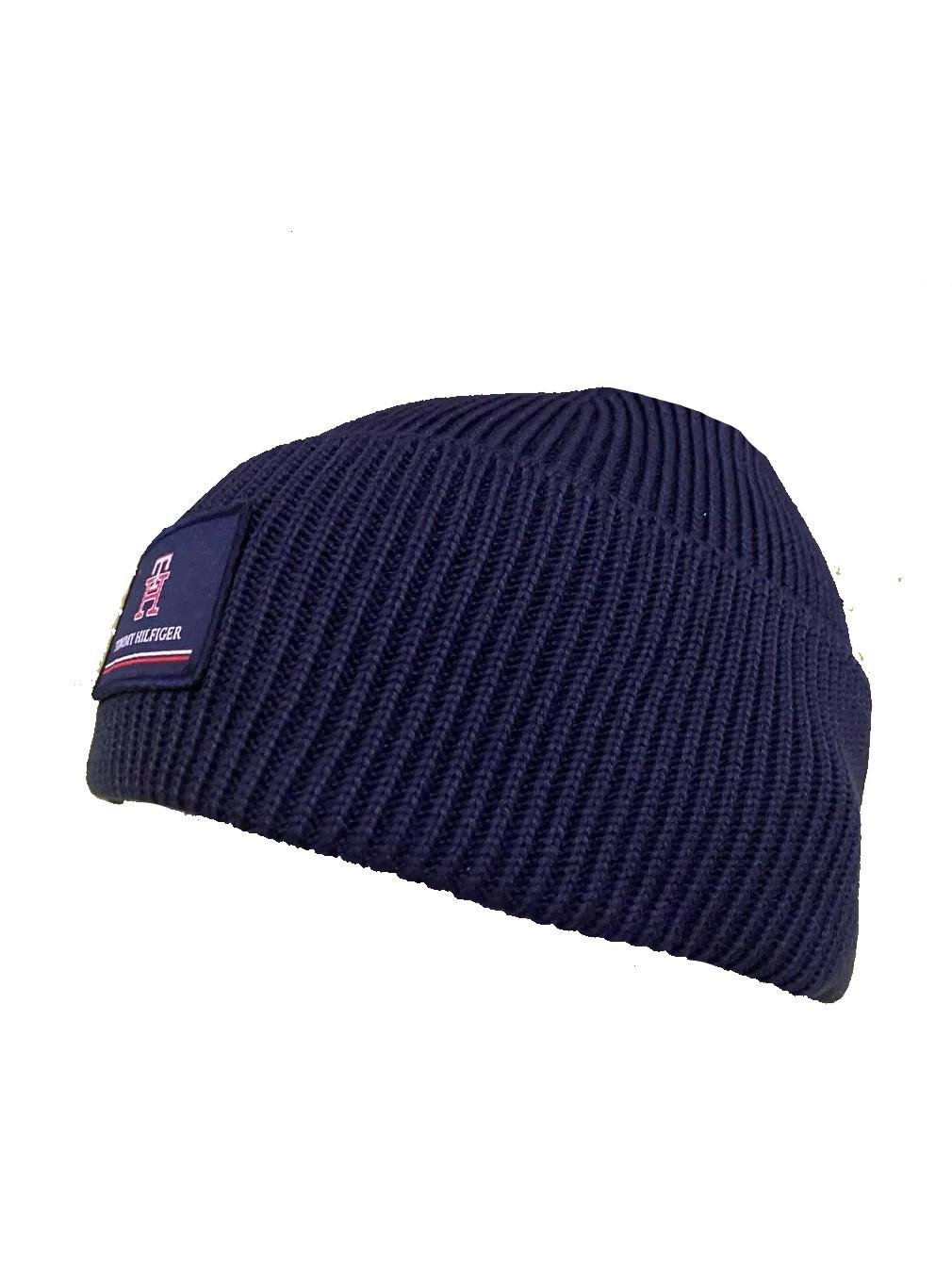 Шапка мужская Tommy Hilfiger Hats Baret TH-190-B-1644 Dark Blue (12804711)