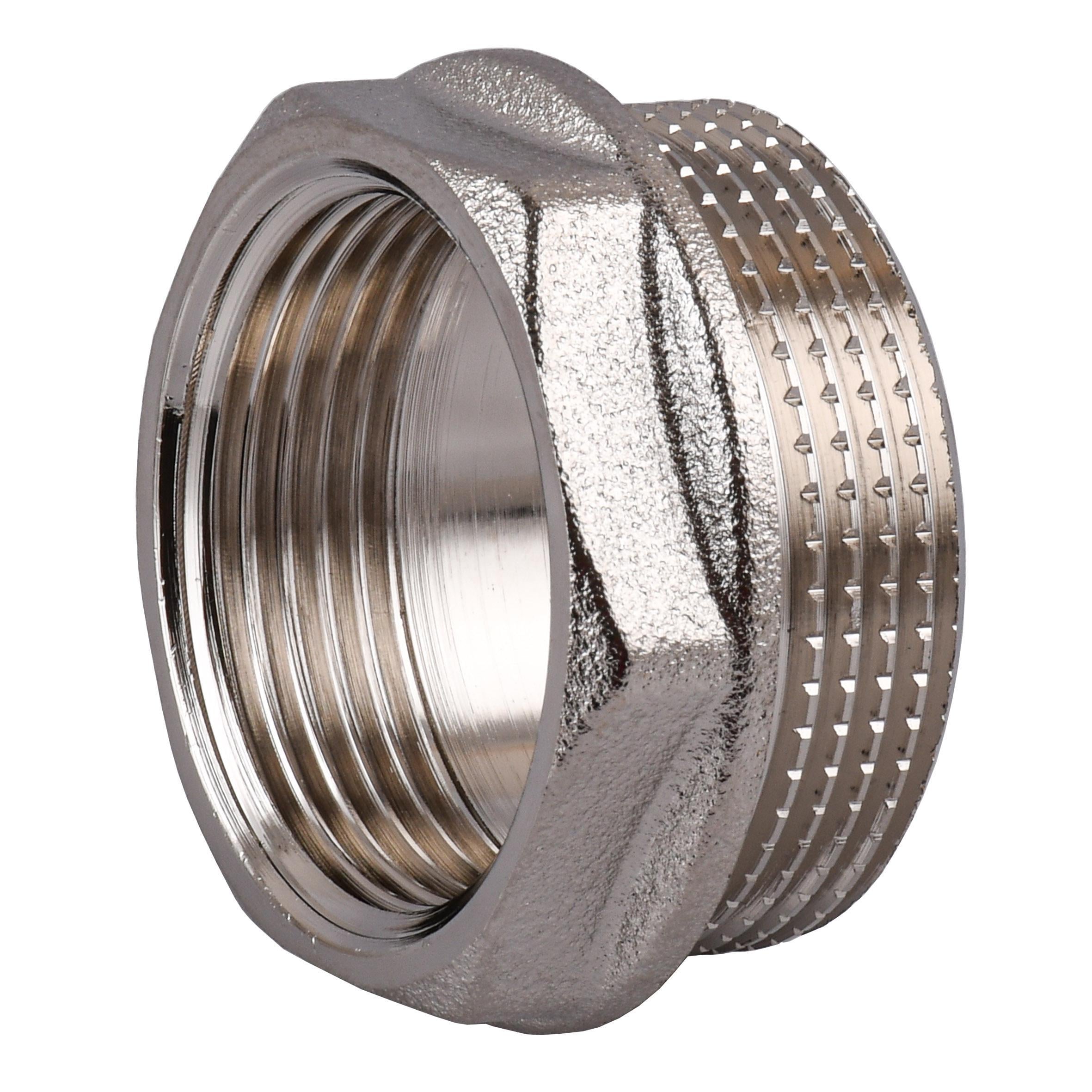 Футорка Optimum NF763S 1 1/2"х1 1/4" ЗВ никелированная (000031503)