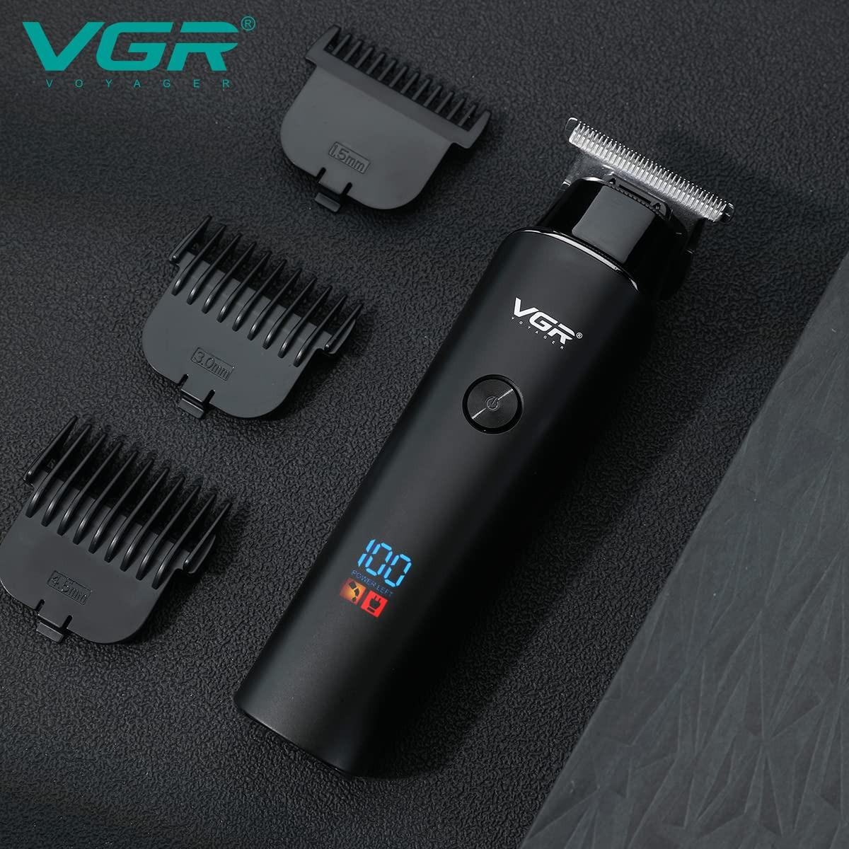 Машинка для гоління акумуляторна VGR V-937 Hair Trimmer (1010296-Black) - фото 3