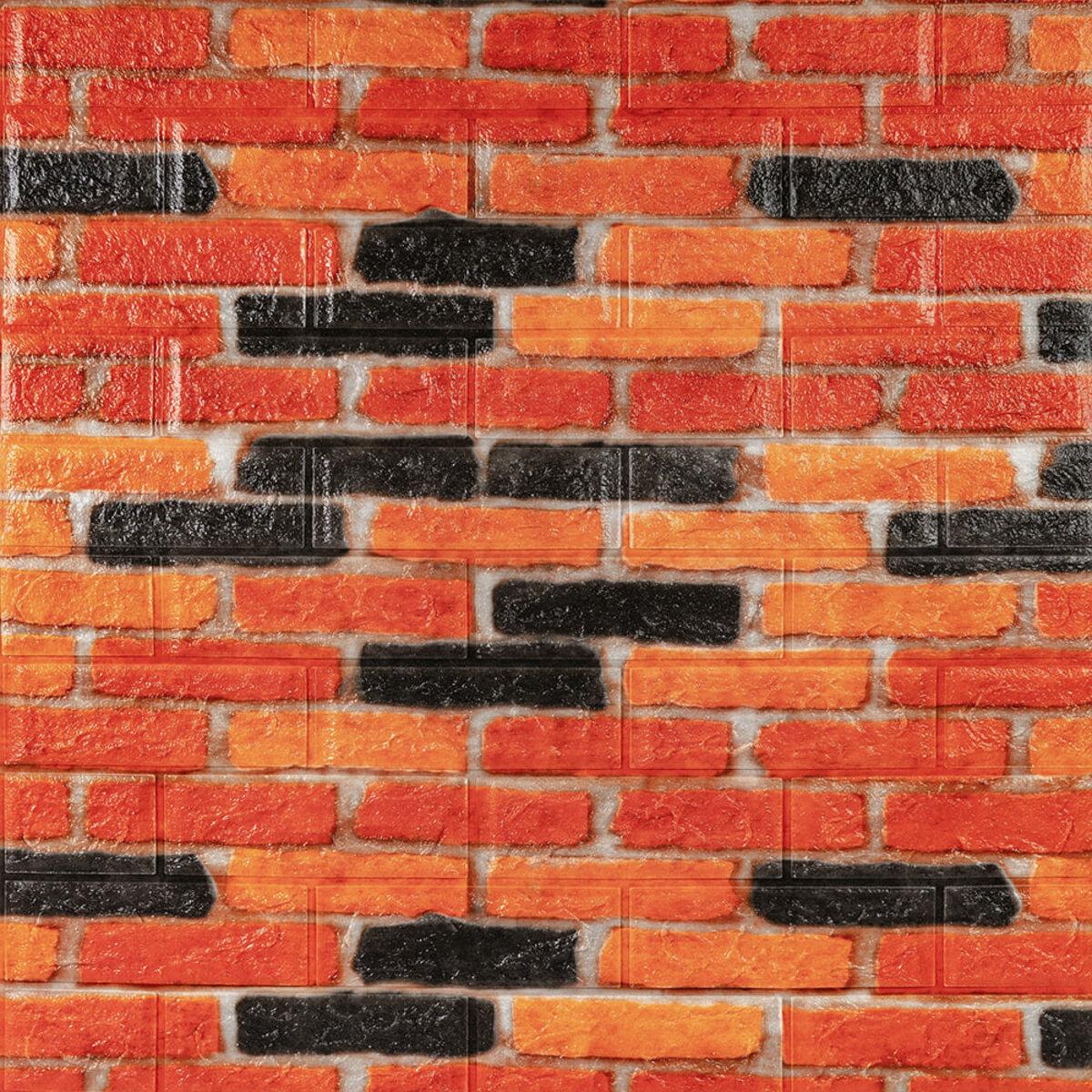 3D-панель Sticker Wall SW-00000636 самоклеюча 700х770х5 мм Різнокольоровий (991941779)