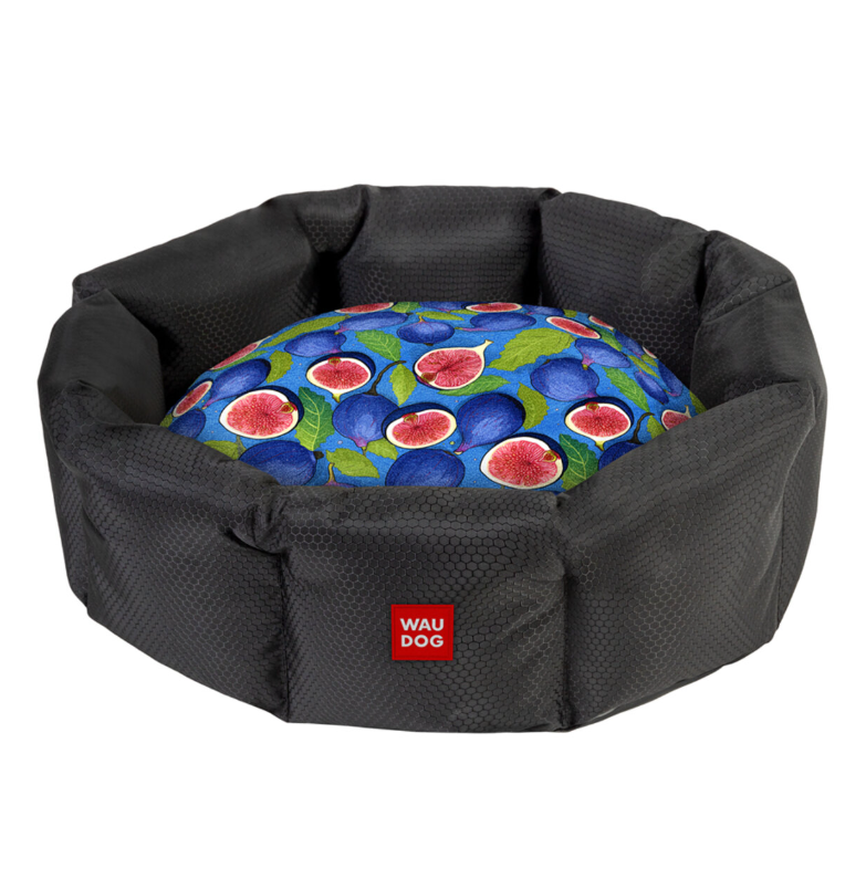 Леженка для собак кошек Waudog Relax Инжир S 34x45x17 см Black (313-4053) Леженка для собак кошек Waudog Relax Инжир S 34x45x17 см Black (313-4053)