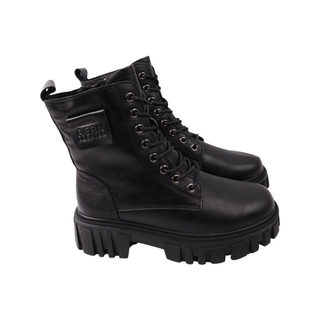 Ботинки женские Li Fexpert 808-22/23ZHC натуральная кожа р. 39 Черный (29183763)