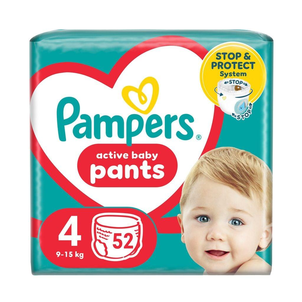 Подгузники-трусики детские Pampers Active Baby Pants р. 4 9-15 кг 52 шт. (PD262539)