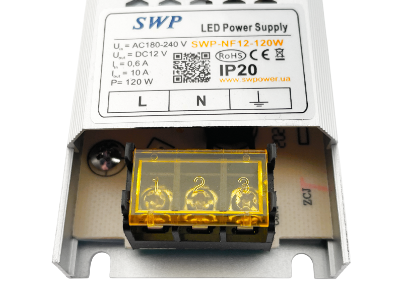 Блок питания 120W IP20 12V перфорированный стабилизированный по напряжению (SWP-NF12-120W) - фото 4 Блок питания 120W IP20 12V перфорированный стабилизированный по напряжению (SWP-NF12-120W) - фото 4