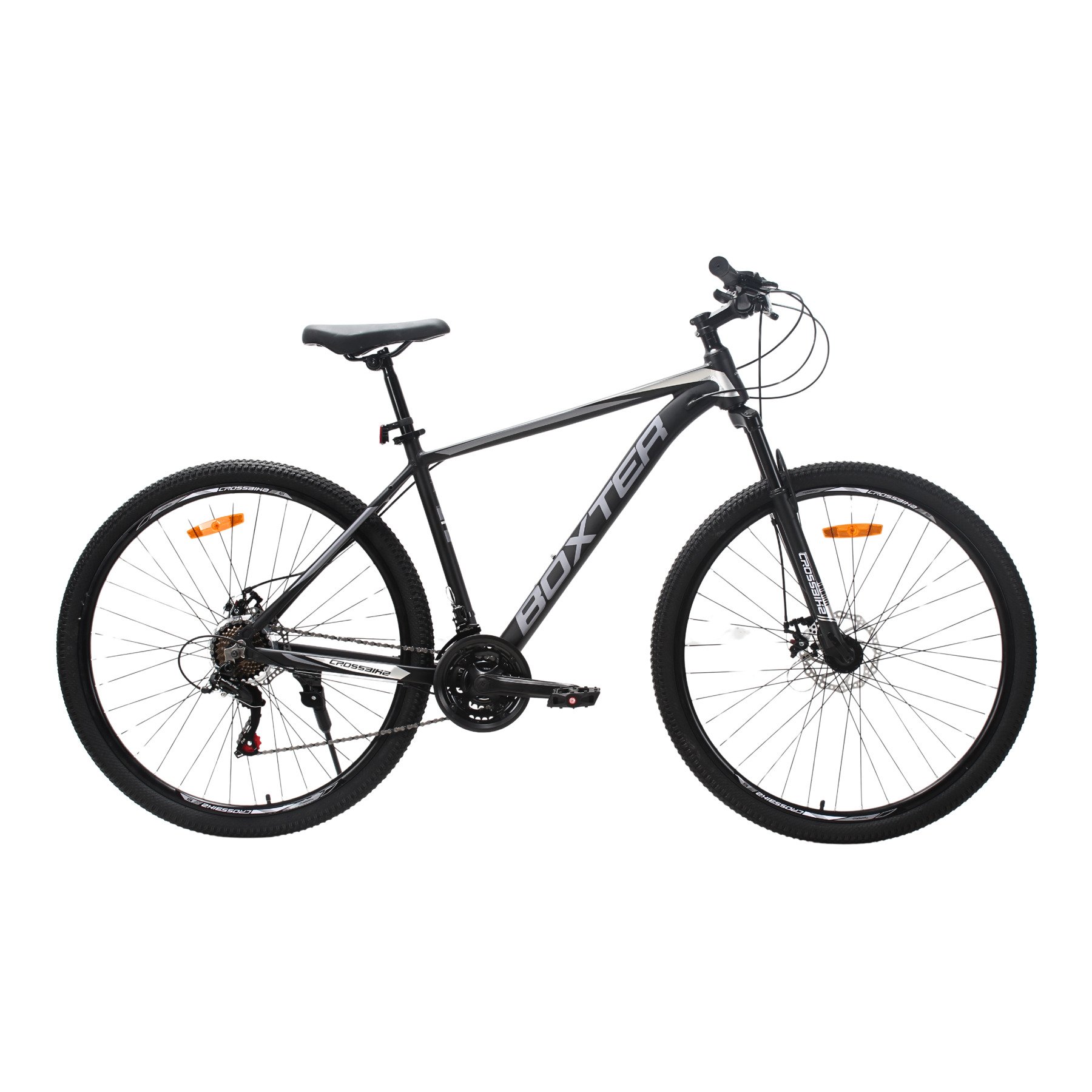 Велосипед CrossBike 29" Boxter 2025 Рама 19" Black/Silver