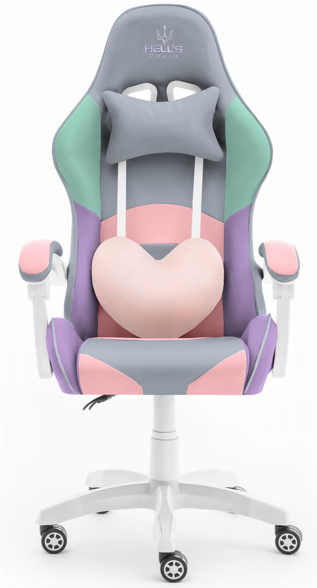 Кресло геймерское Hell's Chair Rainbow Plus Multicolor Кресло геймерское Hell's Chair Rainbow Plus Multicolor