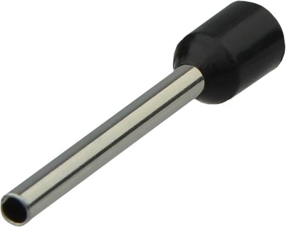 Наконечник изолированный АСКО-Укрем НТ 1,5-18 1,5 мм2 гильза 18 мм 100 шт. Черный (A0060010136)