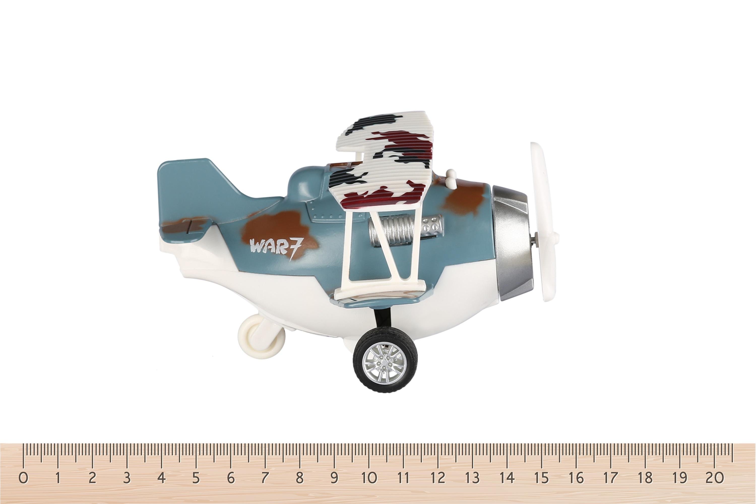 Игрушечный самолетик Same Toy Aircraft со светом и музыкой Синий (SY8015Ut-4) - фото 3