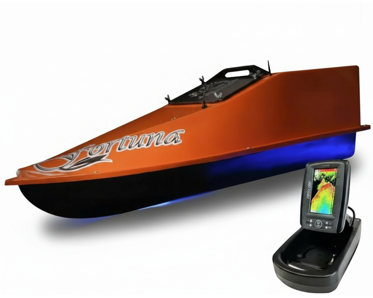 Кораблик для прикорму Фортуна з ехолотом Toslon TF520 і GPS 6+1Cortex (AT89)