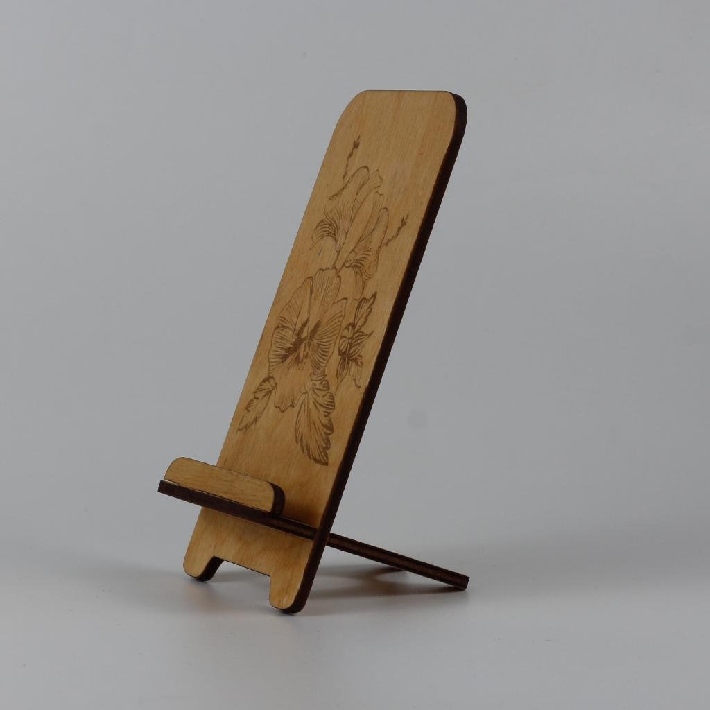 Підставка-тримач для телефону з дерева 24 (03020017) - фото 4 Підставка-тримач для телефону з дерева 24 (03020017) - фото 4