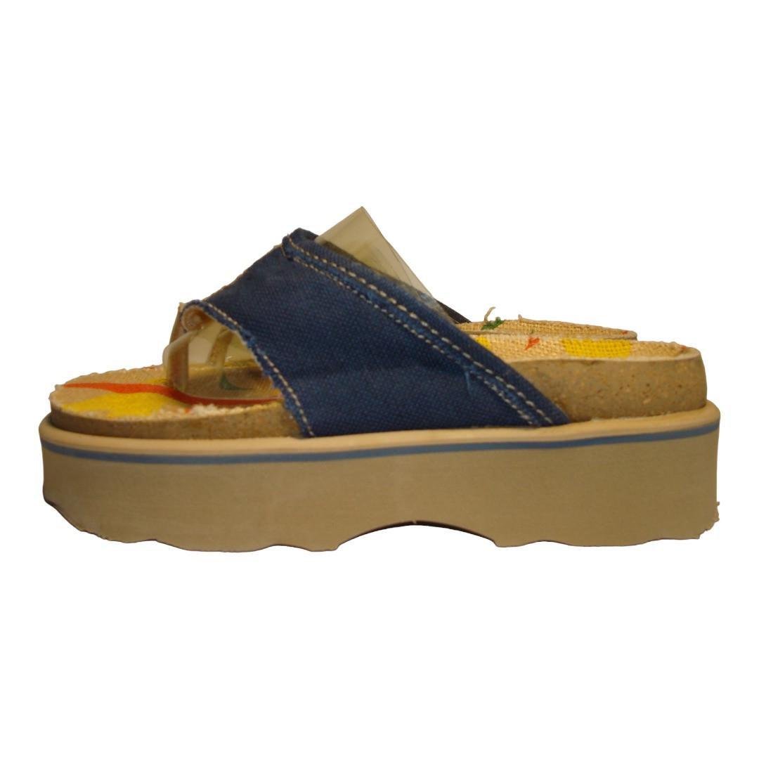 Шлепанцы-вьетнамки женские кожаные на платформе Yokono р. 41 26,5 см Синий (077) Шлепанцы-вьетнамки женские кожаные на платформе Yokono р. 41 26,5 см Синий (077)