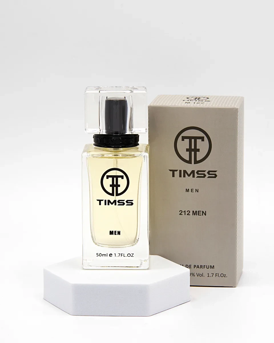 Парфюмерная вода мужская TIMSS Carolina Herrera 212 Men 50 мл (М127)