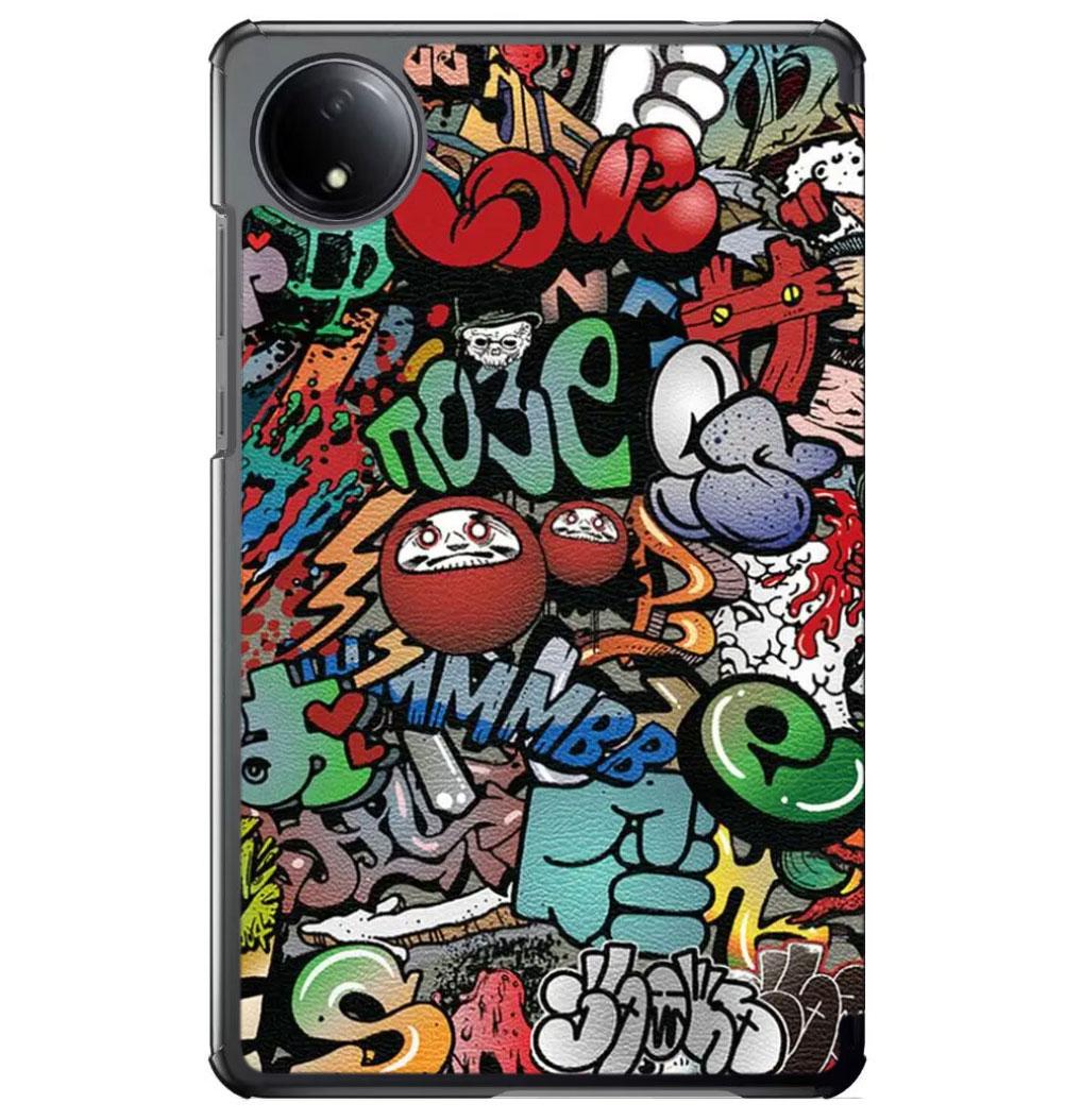 Чехол Primolux Slim для планшета Xiaomi Redmi Pad SE 8,7" Graffiti (26568941)