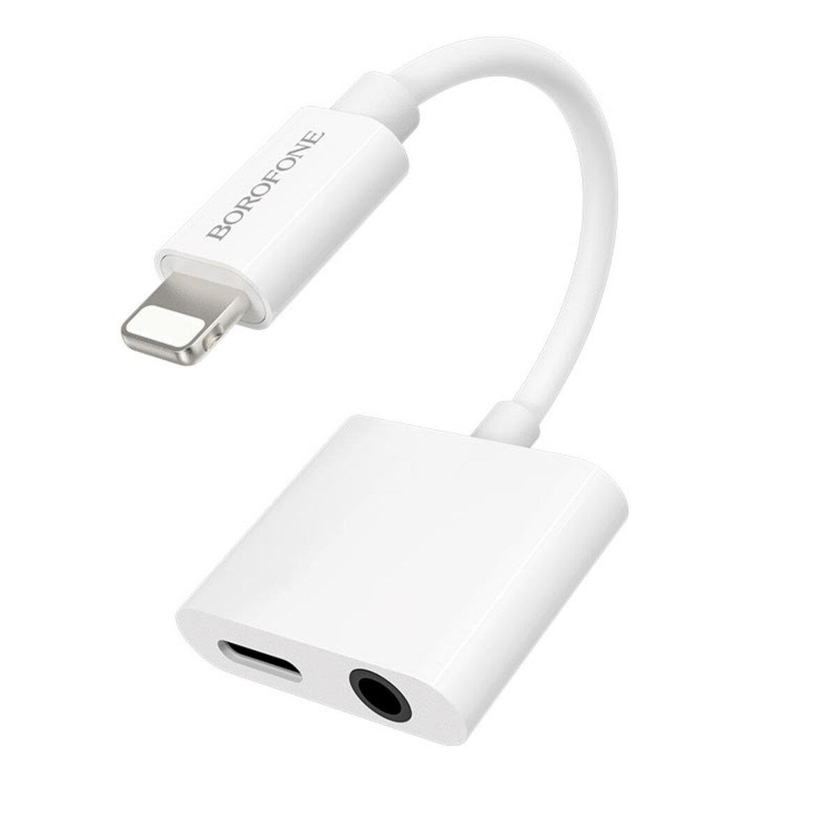 Переходник Borofone BV12 Lightning to 3,5 мм White (19557170) Переходник Borofone BV12 Lightning to 3,5 мм White (19557170)