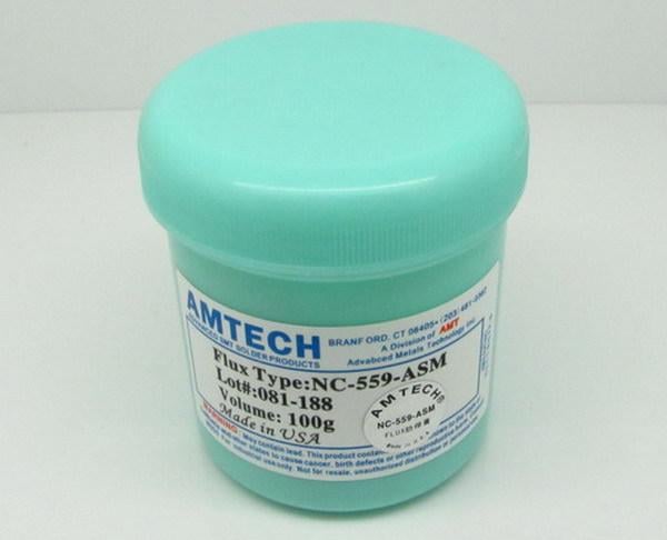 Флюс Amtech NC-559-ASM для пайки BGA-микросхем SMD/BGA/PGA/PLCC/QFP 100 г