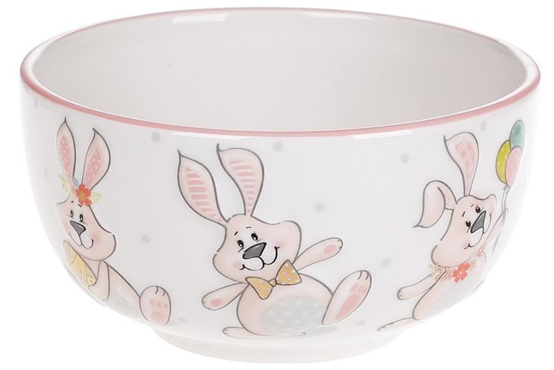 Пиала керамическая веселый кролик 600 мл