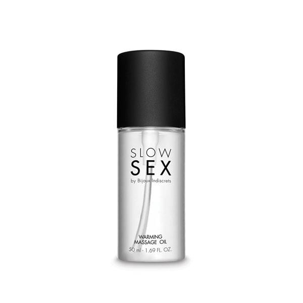 Разогревающее съедобное массажное масло WARMING MASSAGE OIL Bijoux Indiscrets 50 мл
