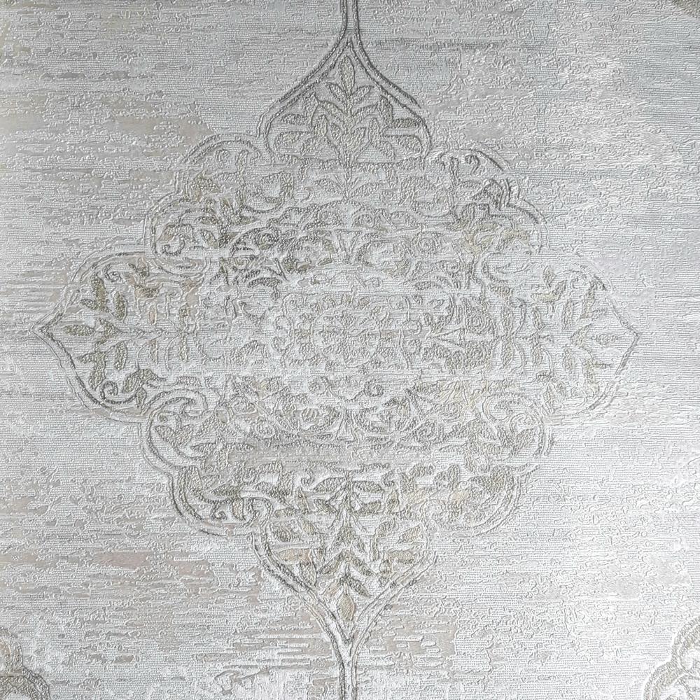 Обои виниловые на флизелиновой основе Asian Fantasia 206903 Бежевый/Серебристый/Желтый