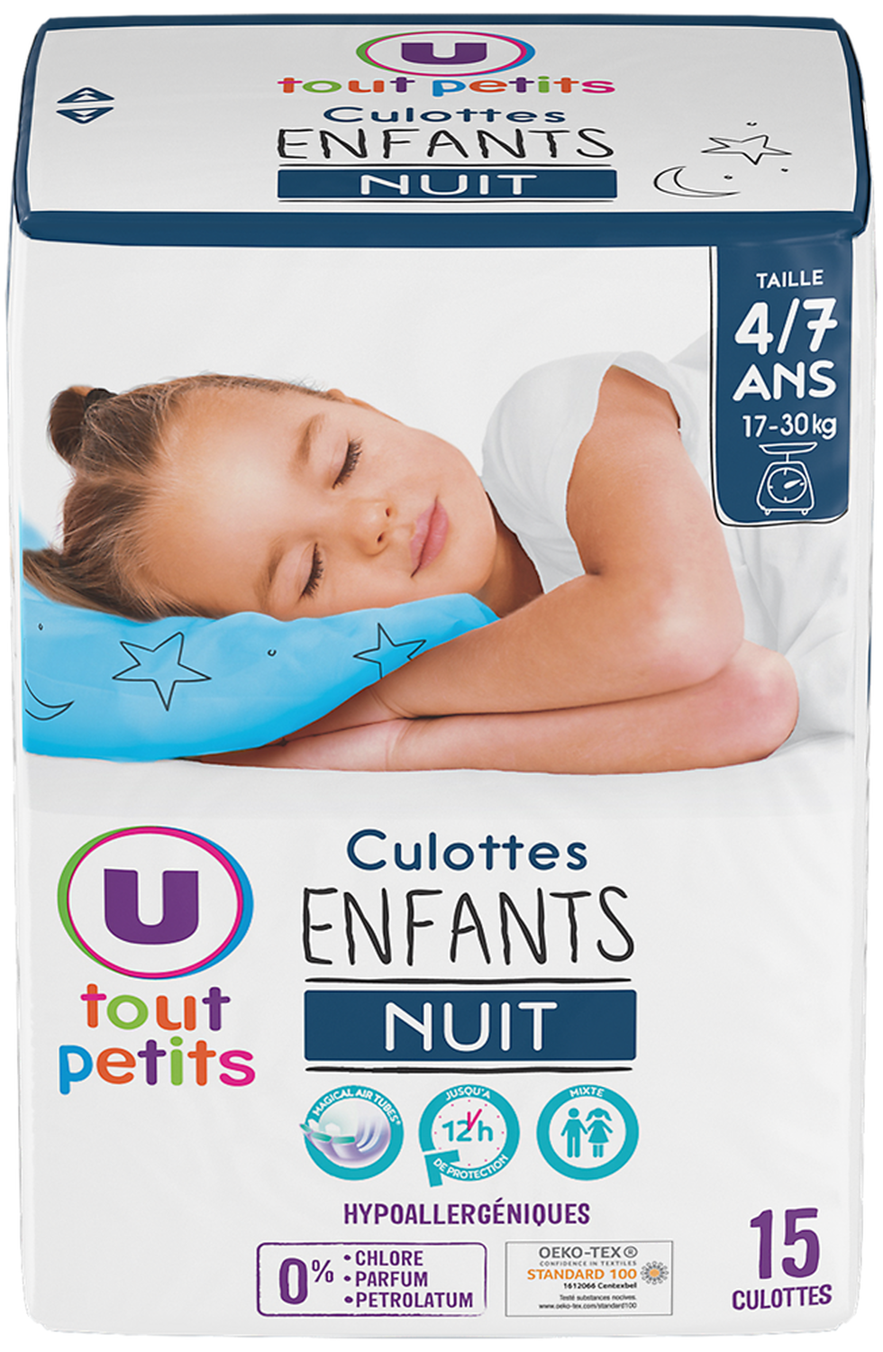 Підгузки-трусики U tout petits 4-7 років 19-30 кг 15 шт. (6440)