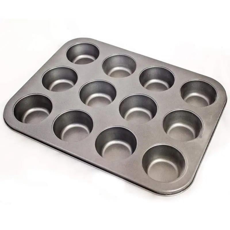 Форма для випічки кексів тефлон 12 шт. (12528)