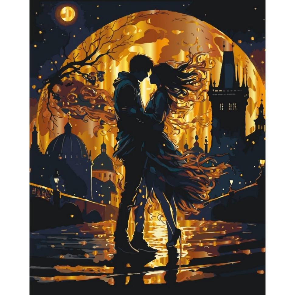 Картина по номерам ART CRAFT Свидание под луной с металлизированными красками 40x50 см (10169-AC)