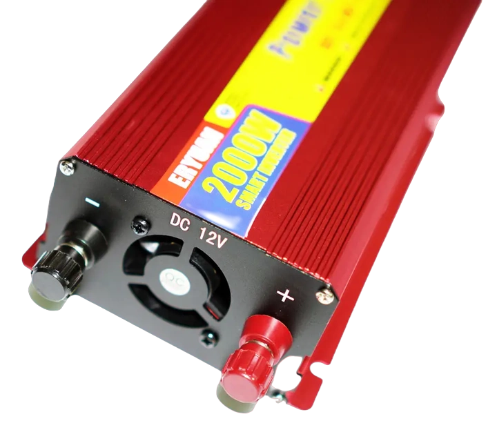 Перетворювач напруги інвертор Eryuan 2000W DC/AC 12V-220V Red (6-36-Eryuan 2000W) - фото 4