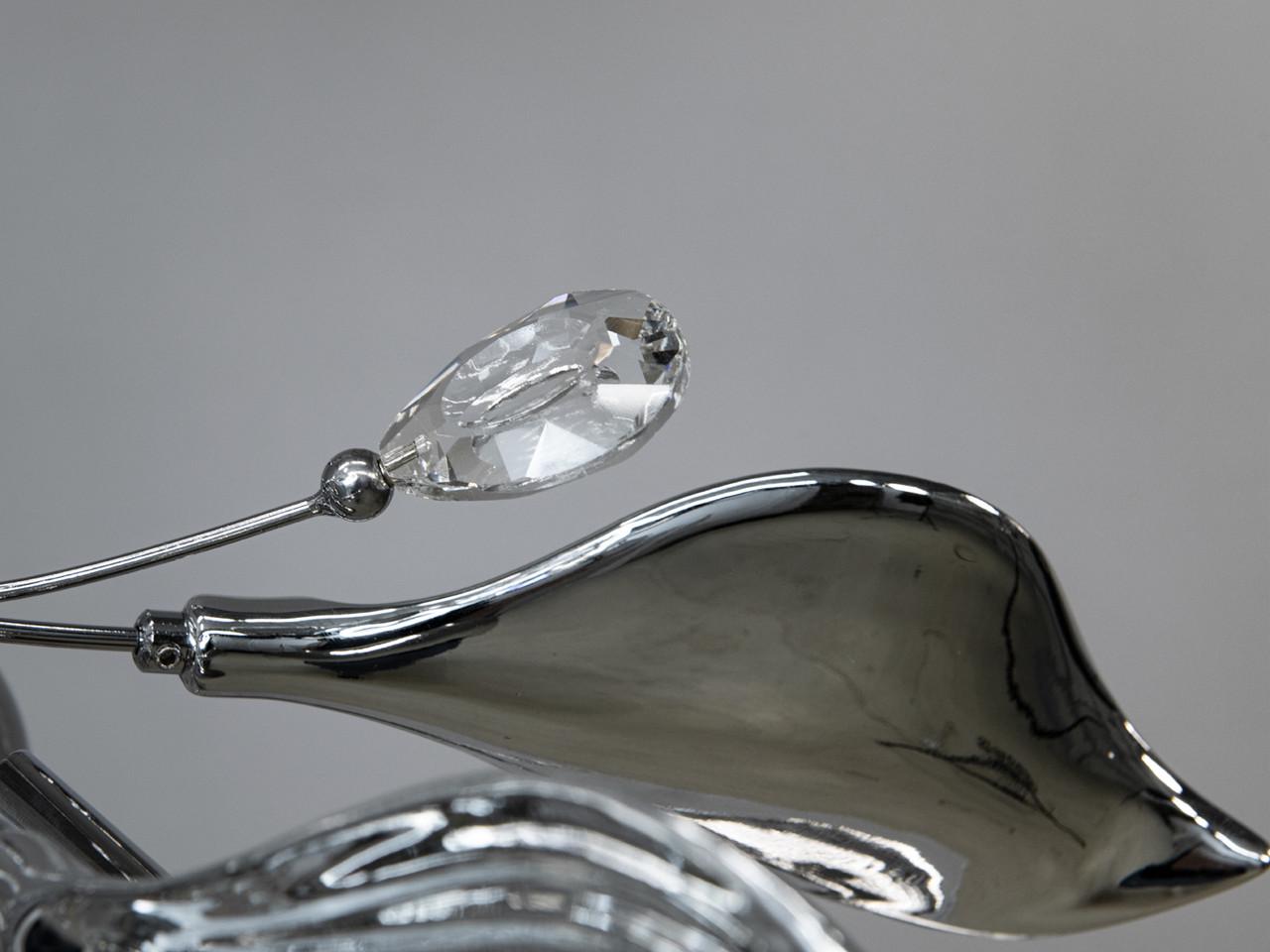 Люстра з керамічними елементами на кухню 7229-6PHR-LS на 6 ламп Хром (2511343138) - фото 6